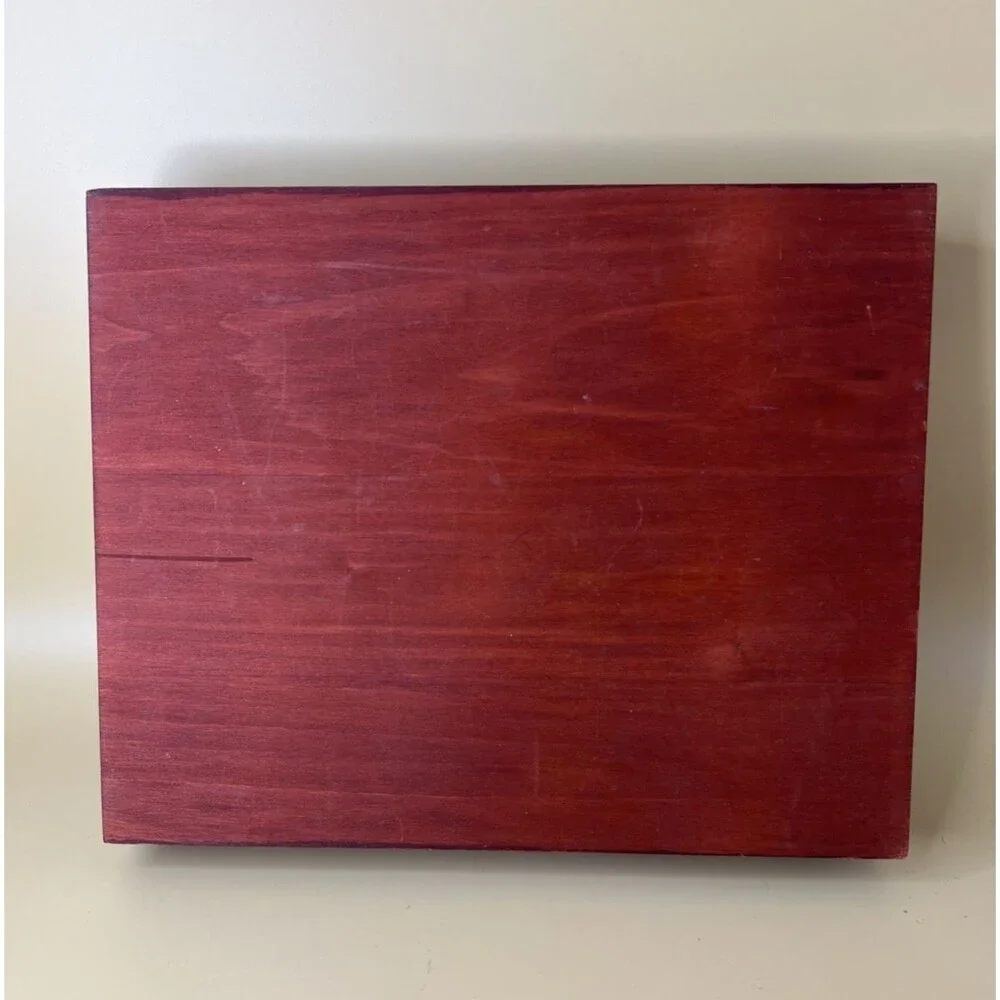 Microscope Slide Storage Case Box 100 Slides Wood -Adjustable Middle